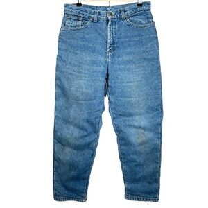 L.L. BEAN Vintage Fleece Lined High Rise Straight Leg Jeans